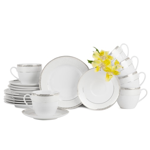 Serwis herbaciany 6os. (12el.) AGAWA PLATIN