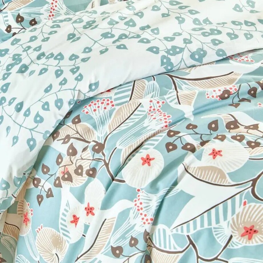 Komplet pościeli bawełnianej Vegetal Marin 240x220 cm