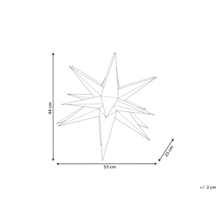 Dekoracyjne światła LED Złamana biel BHAGIRATHI
