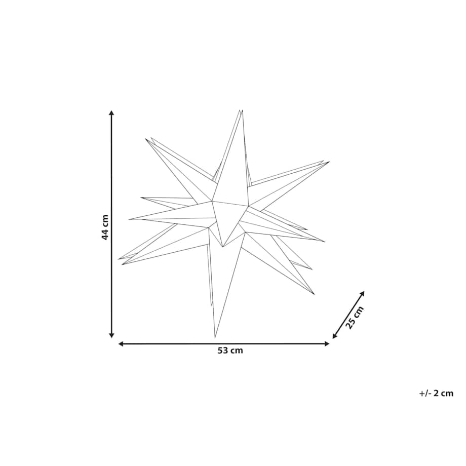 Dekoracyjne światła LED Złamana biel BHAGIRATHI