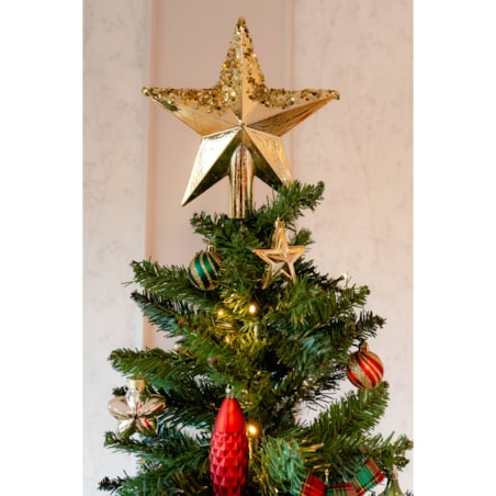 Gwiazda na czubek choinki, 22 cm