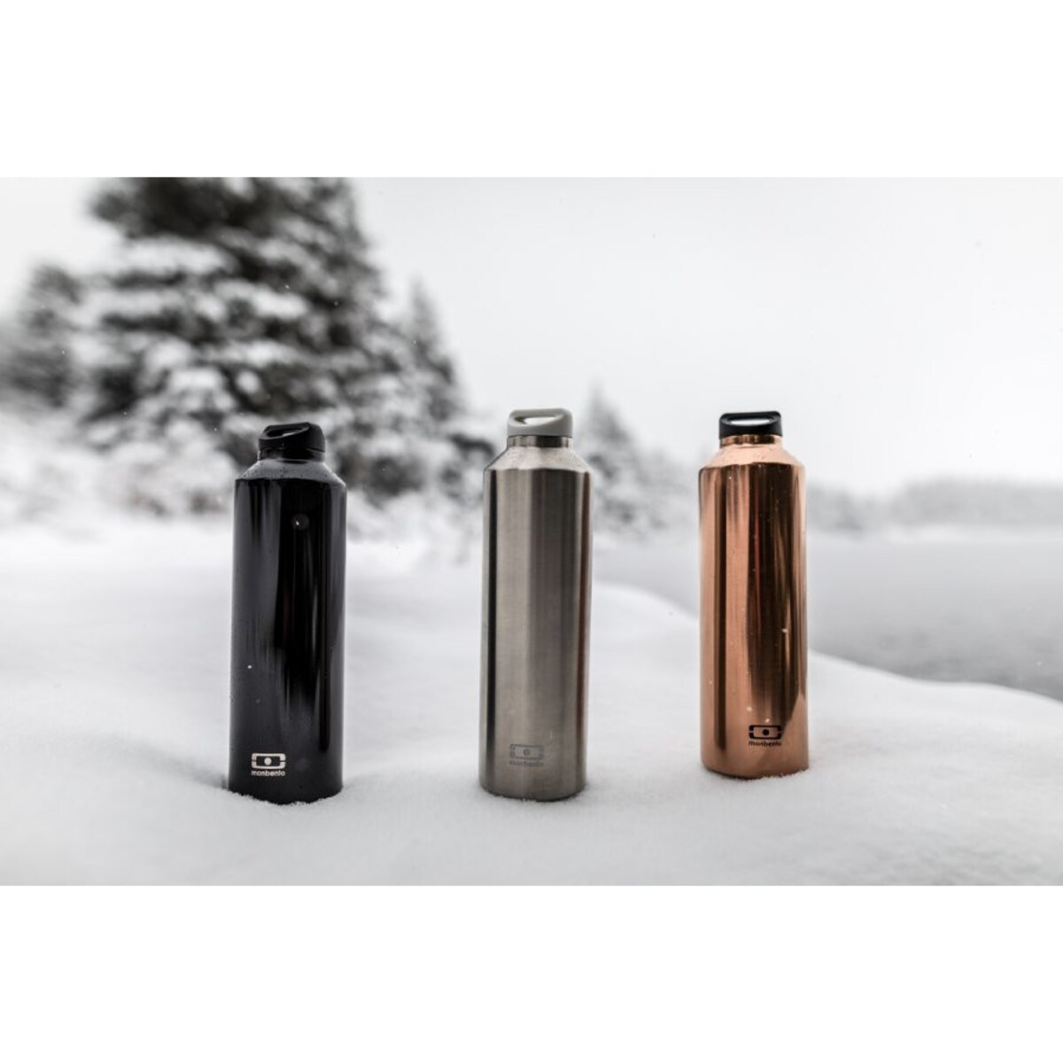 Butelka termiczna srebrna Steel, 500 ml, Monbento