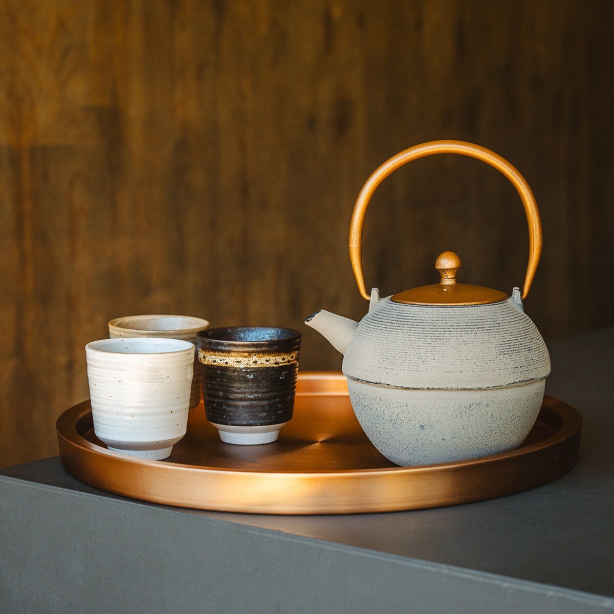 Kubki do herbaty porcelanowe Jari 200 ml - 3 sztuki / Bredemeijer