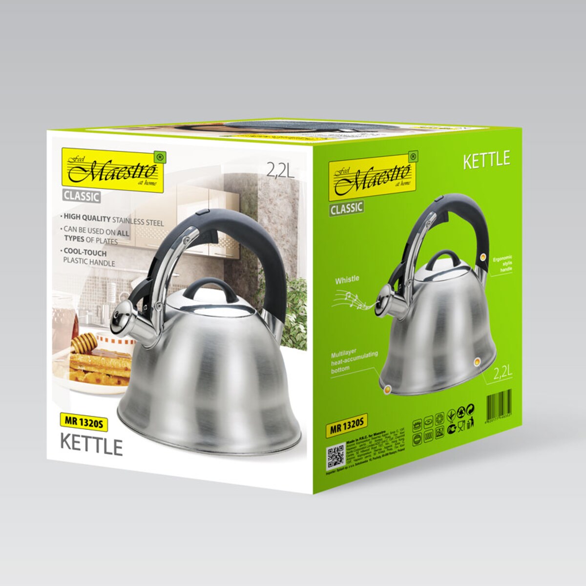 Maestro czajnik z gwizdkiem 2.2L MR1320S