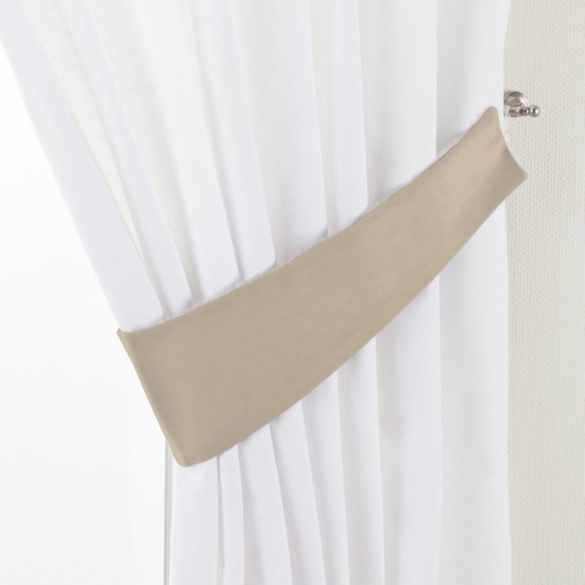 Podwiązka Victoria, jasny beż, 12 x 70 cm, Blackout szer. 145 cm