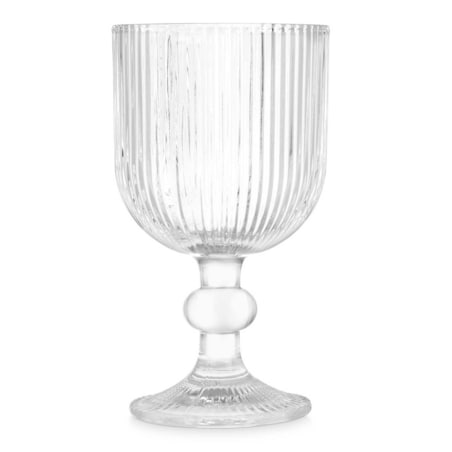 Kieliszek do wina, ryflowane szkło, 260 ml