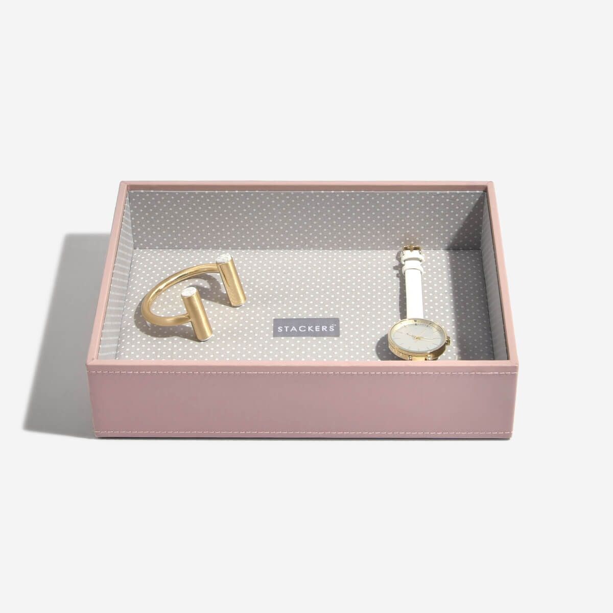 Szkatułka na biżuterię Stackers open classic różowa
