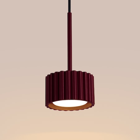 Lampa wisząca AURA 1 burgund Gx53