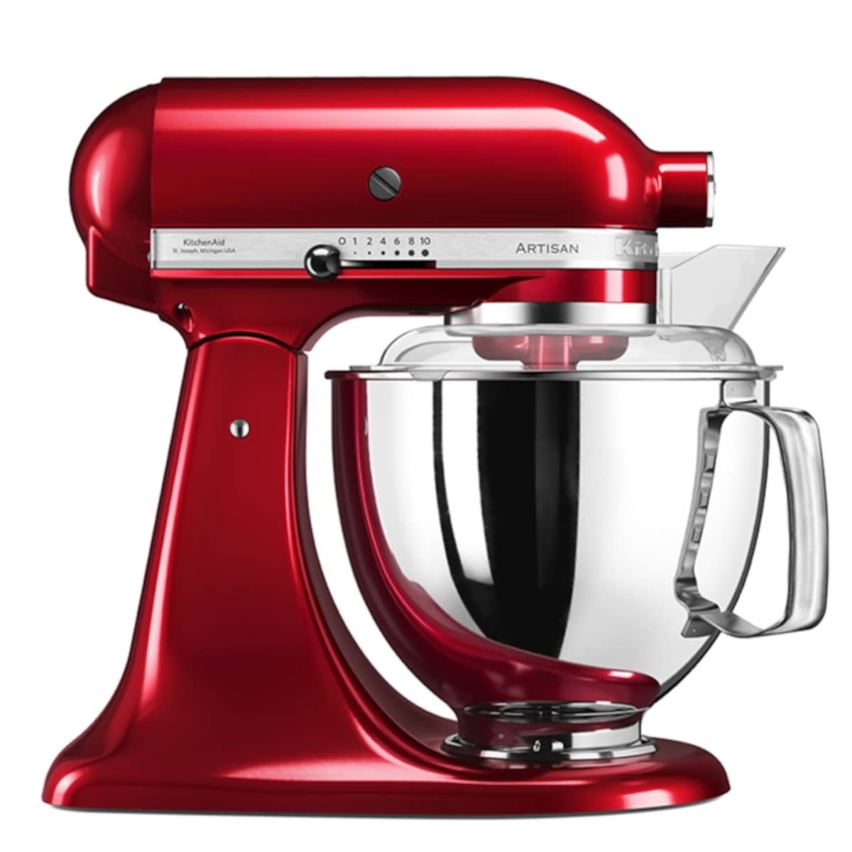 4,8L Artisan 5 KitchenAid 5KSM175PSECA czerwony karmelek