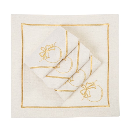Serwetki Christmas Joyful Christmas Goldenline – komplet 4 szt.