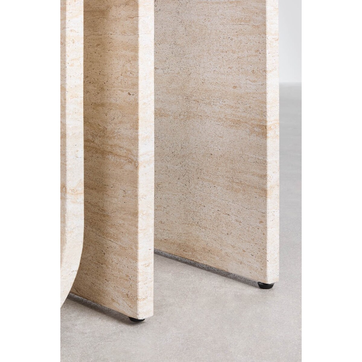 Konsola betonowa Ceravi o wyglądzie trawertynu 120 cm