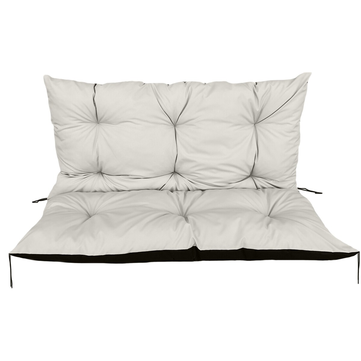 Poduszka Ogrodowa Na Huśtawkę Ławkę 100X60X50 Cm Na Meble Palety Wodoodporna Beżowa