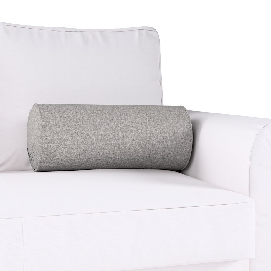 Poduszka wałek z zakładkami, szary, Ø20 x 50 cm, Edinburgh