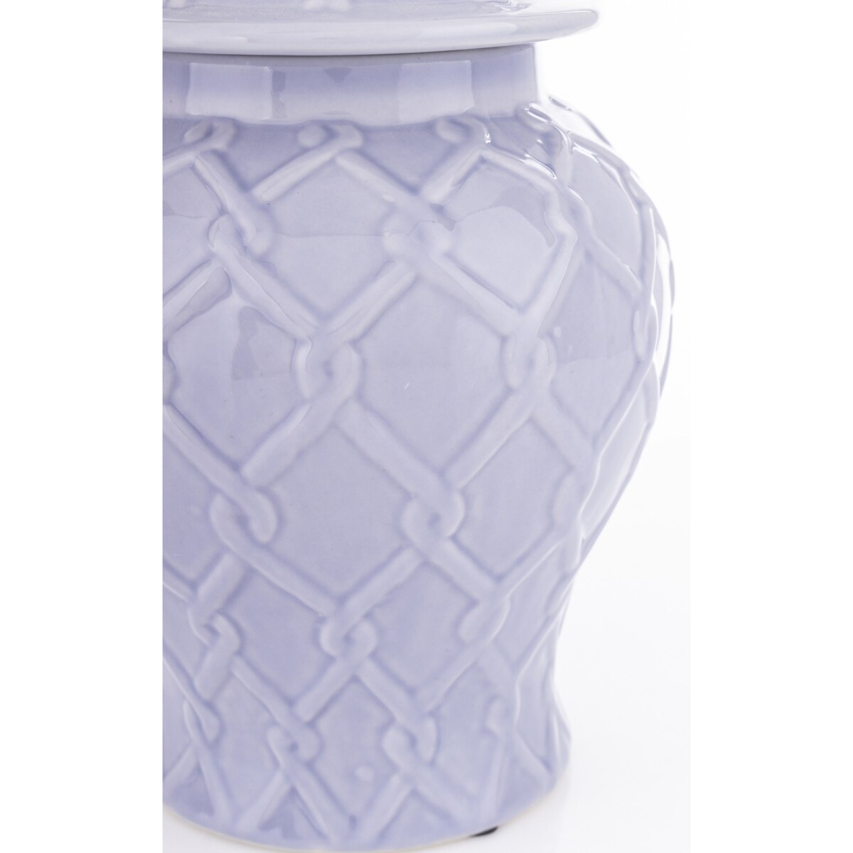 Amfora pojemnik z pokrywą 26x1x14 cm ANFOR niebieski