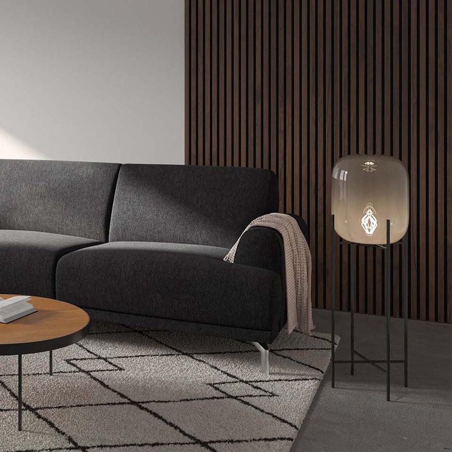 Sofa narożna Puzo - ciemnoszara