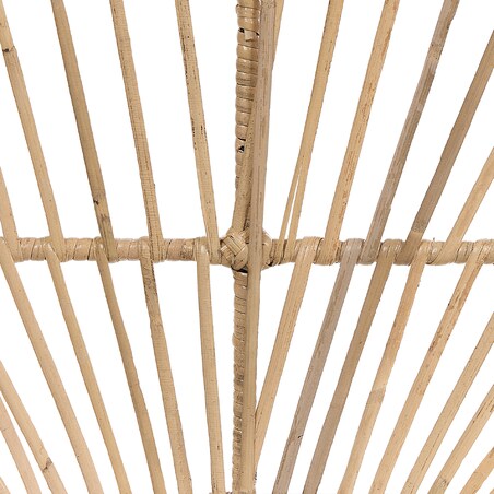Stolik kawowy ogrodowy CESENATICO 67 cm 67 cm Rattan Naturalny