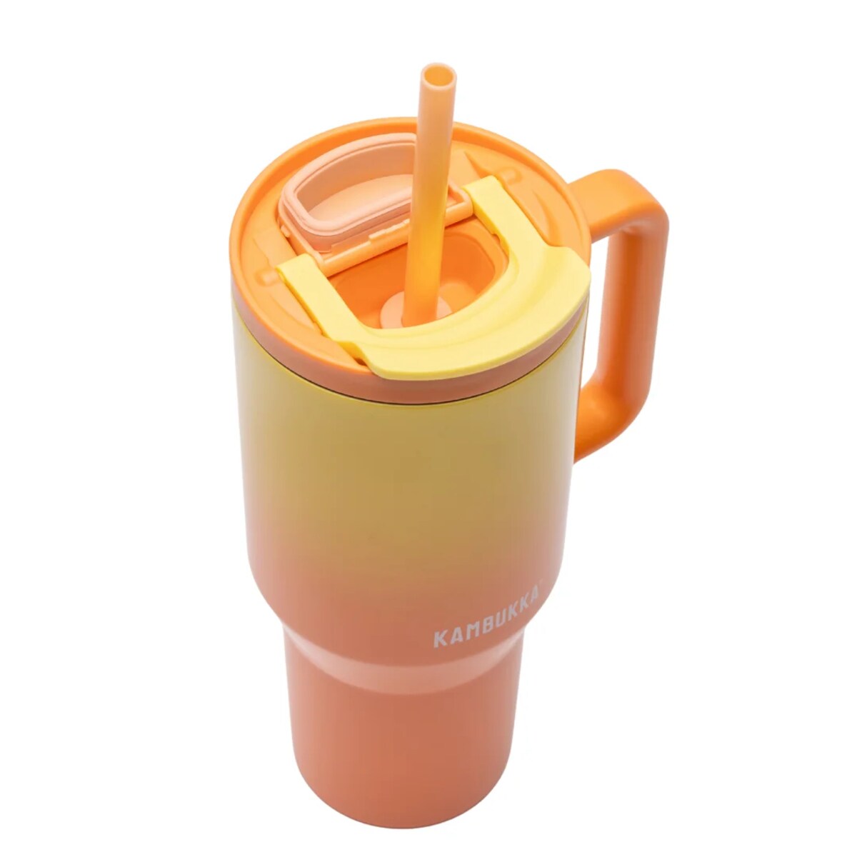 Kubek termiczny ze słomką Rio 950ml - Soft Sunrise