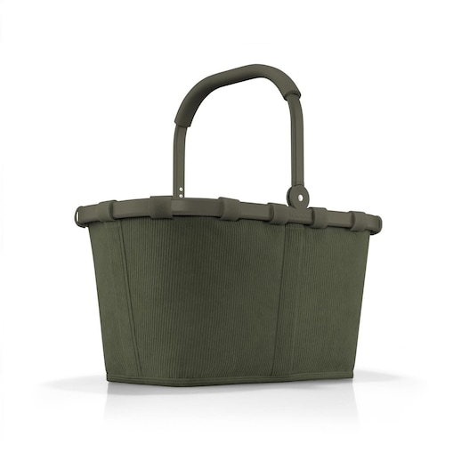 Koszyk CARRYBAG, cord dark matcha