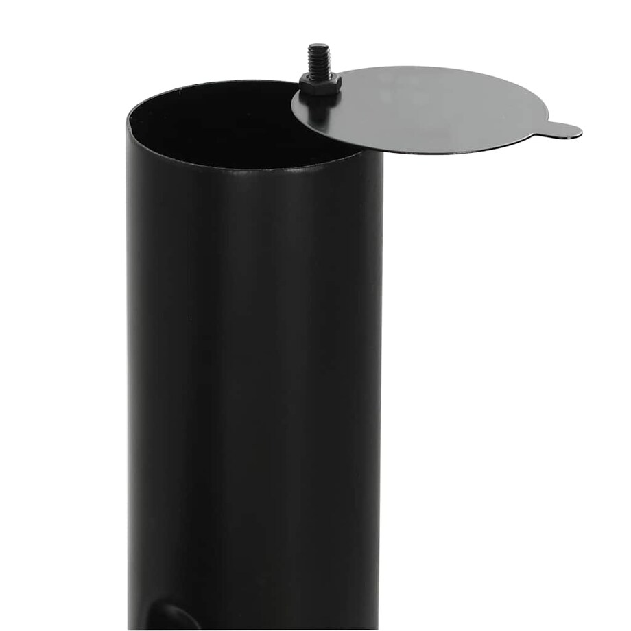 vidaXL Klasyczny grill z wędzarnią na węgiel drzewny