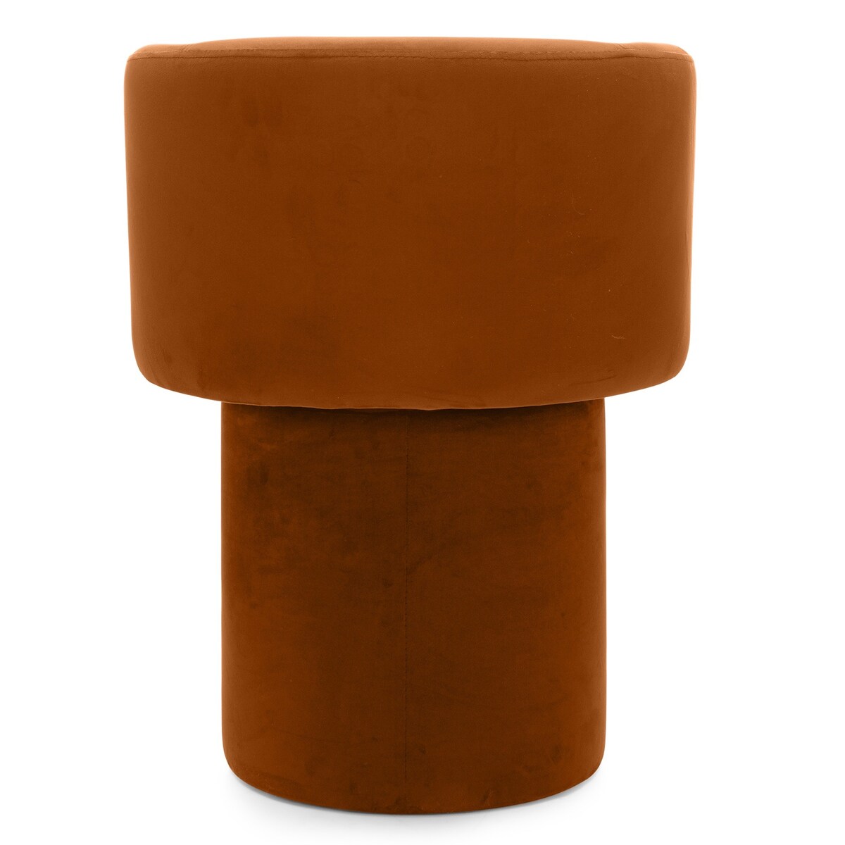 Fotel obrotowy, welur, miedziany Haco