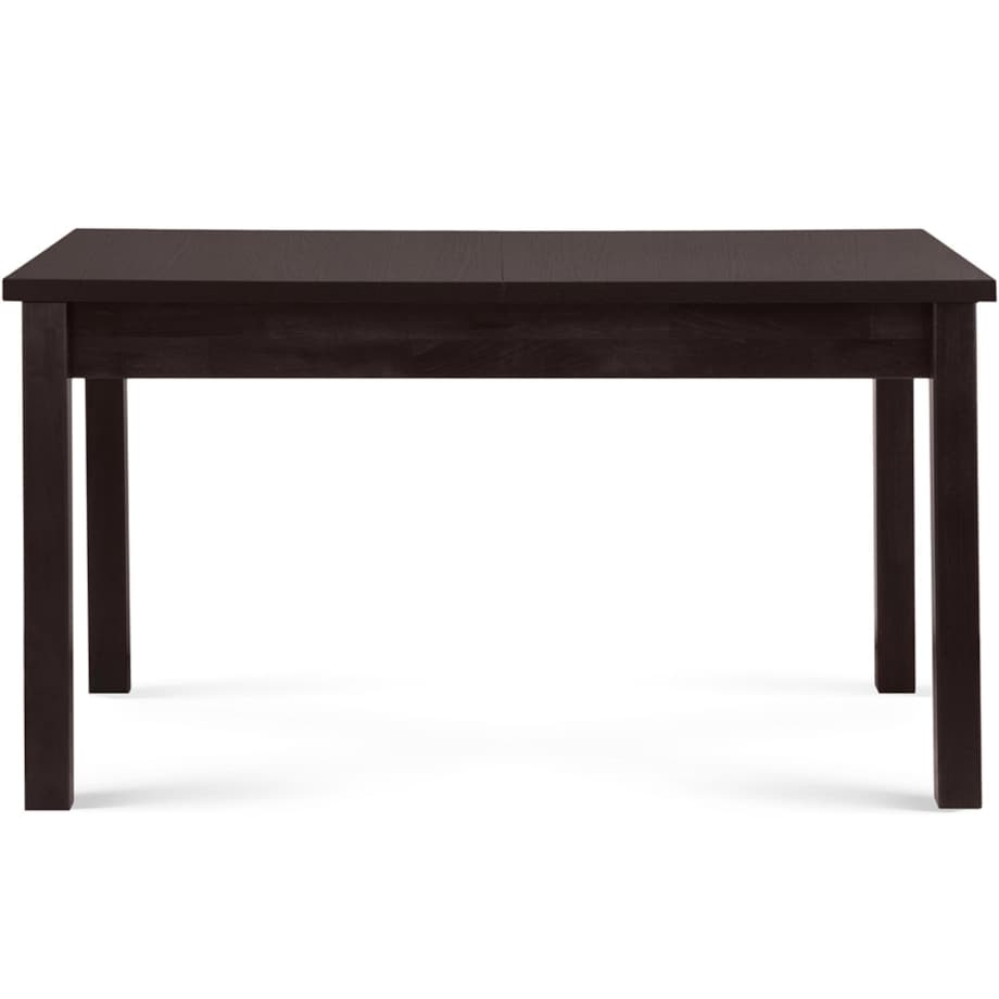 KONSIMO CENARE Stół prosty rozkładany 140 x 80 cm wenge