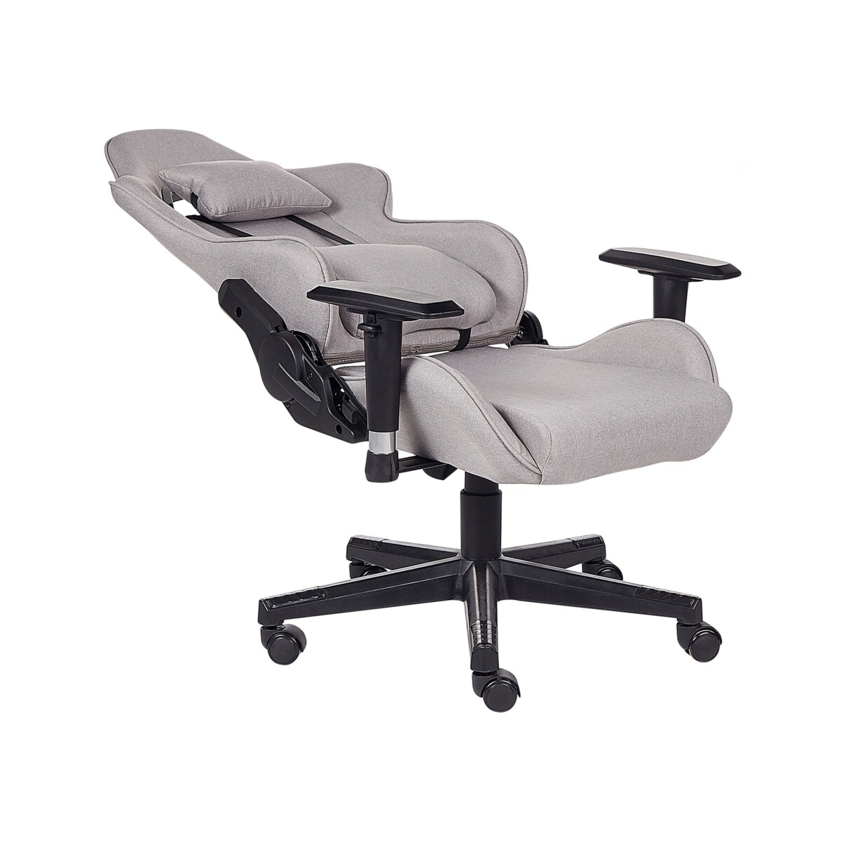 Krzesło biurowe regulowane jasnoszare WARRIOR