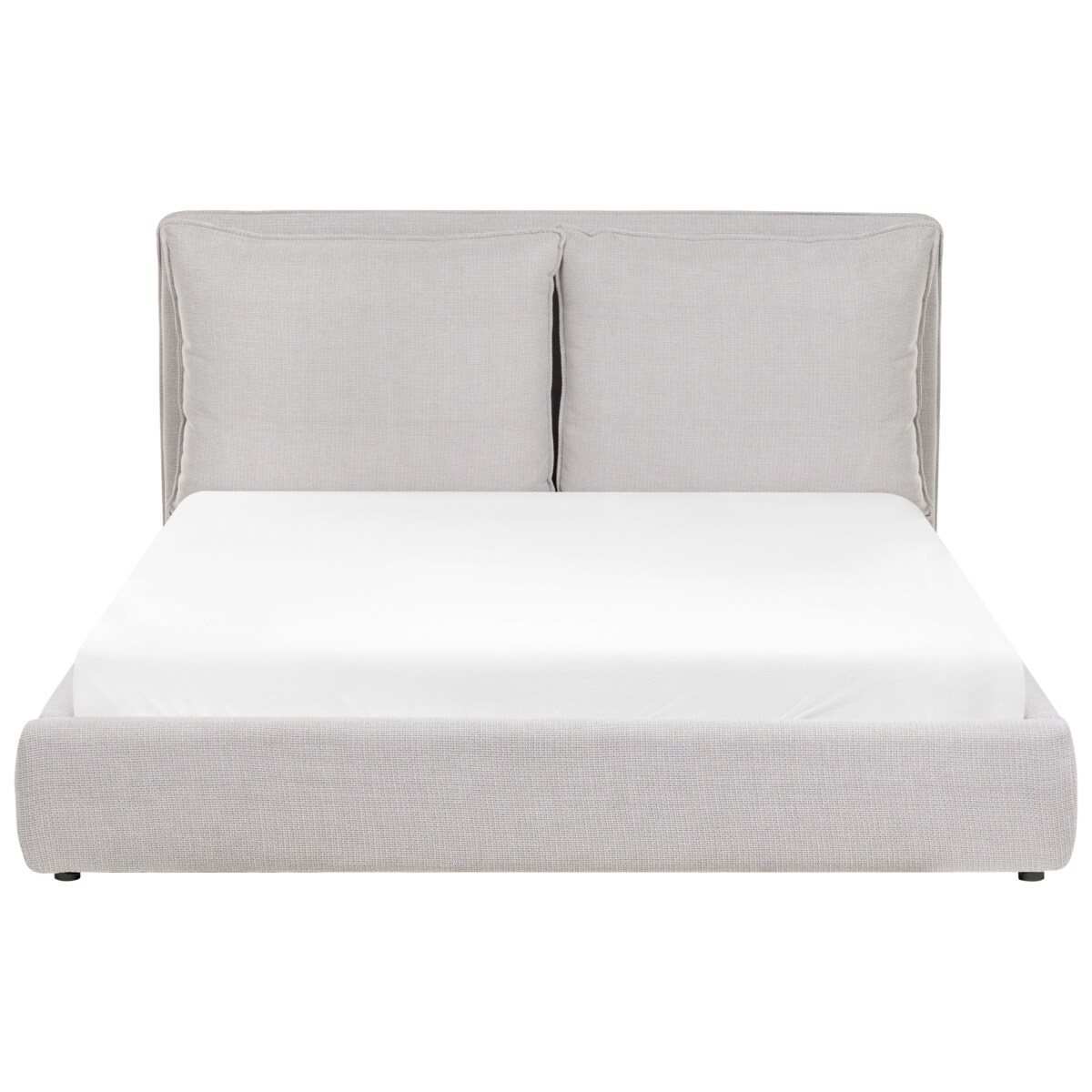 Łóżko BAJONNA 160 x 200 cm Jasnoszary