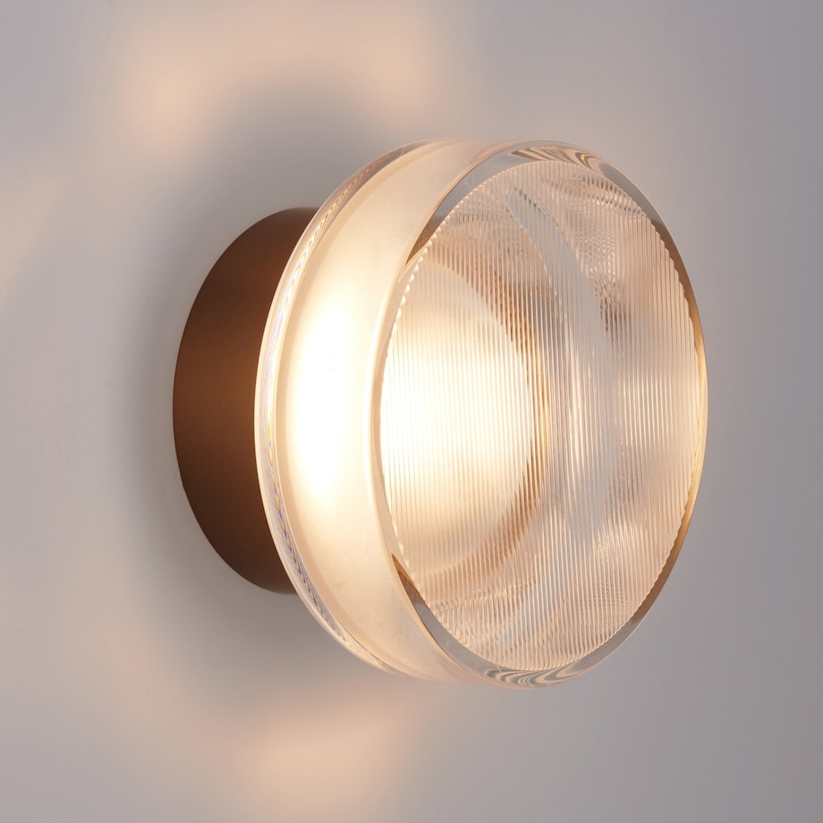 Lampa ścienna kinkiet CARMELLO 13,5 cm złota