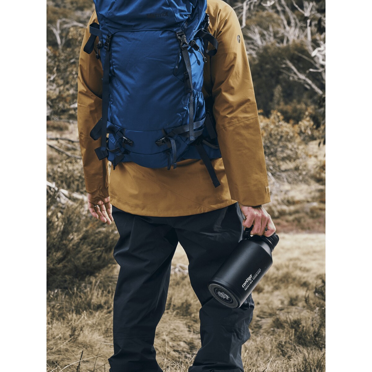 Termos turystyczny duży wyprawowy Contigo Grand 1900ml - Czarny