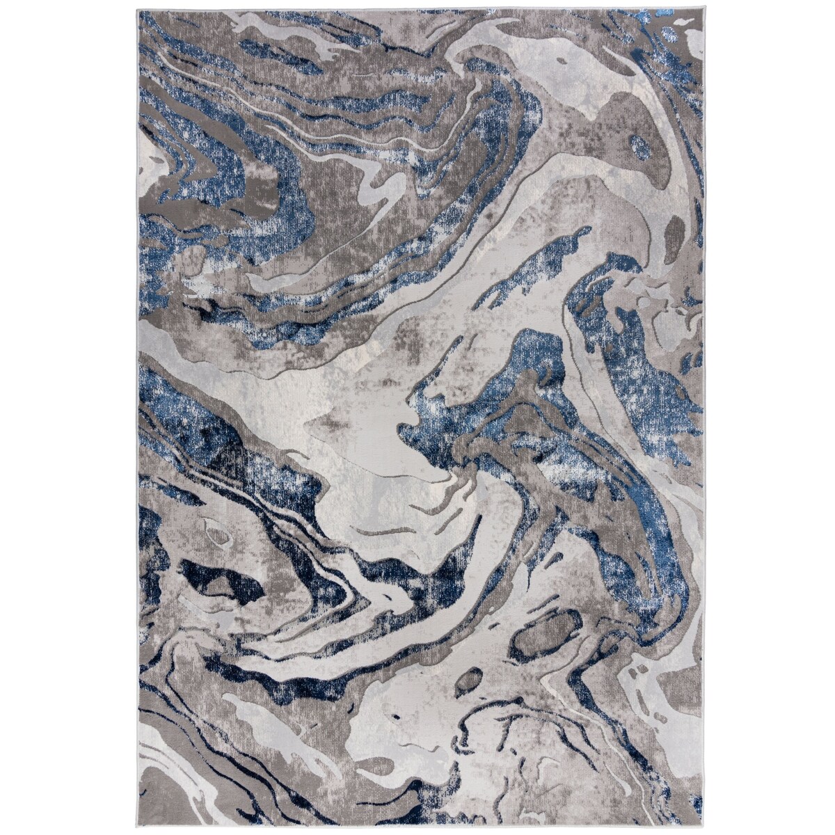 Dywan Nowoczesny Eris Marbled Navy 200x290