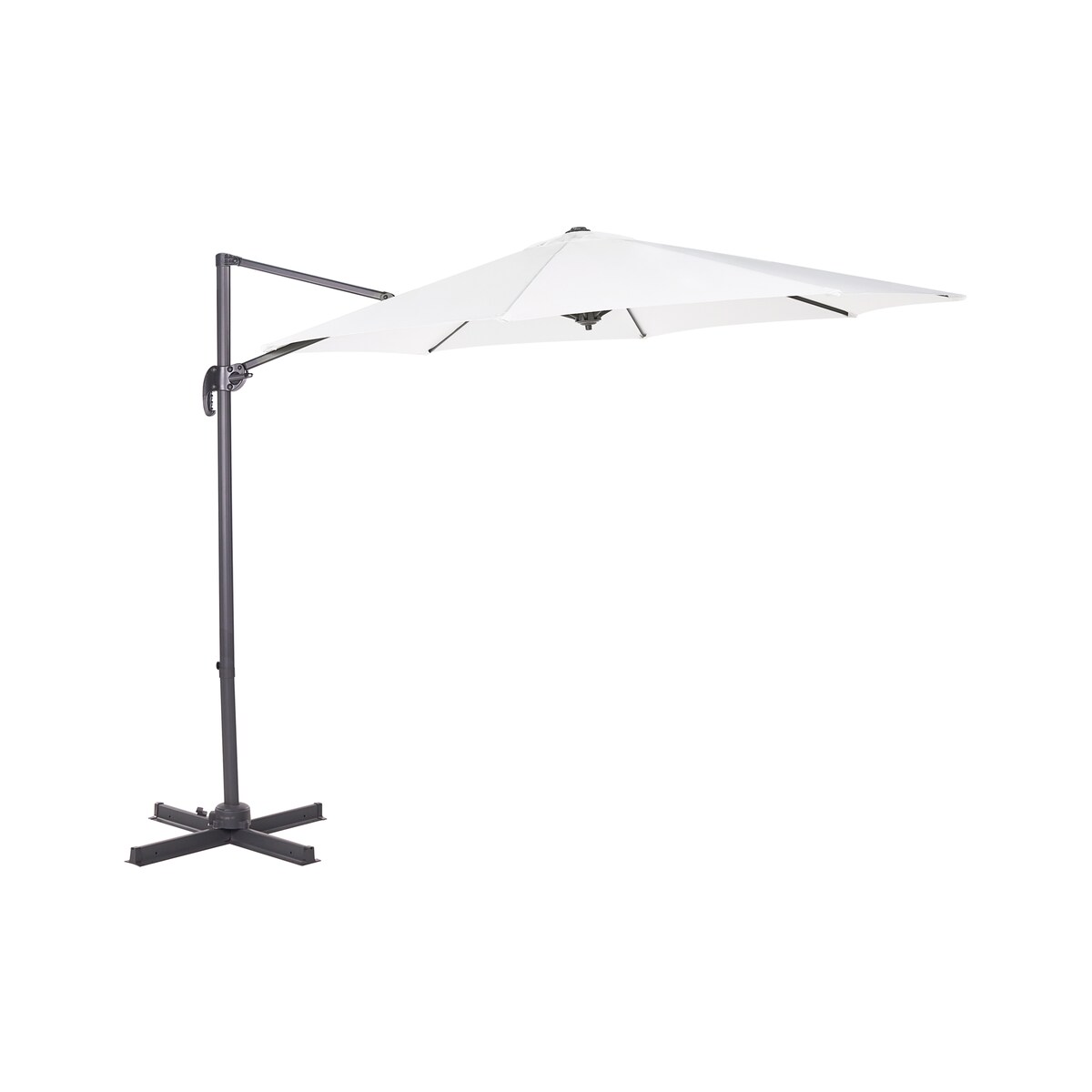 Parasol ogrodowy na wysięgniku 294 cm SAVONA Złamana biel