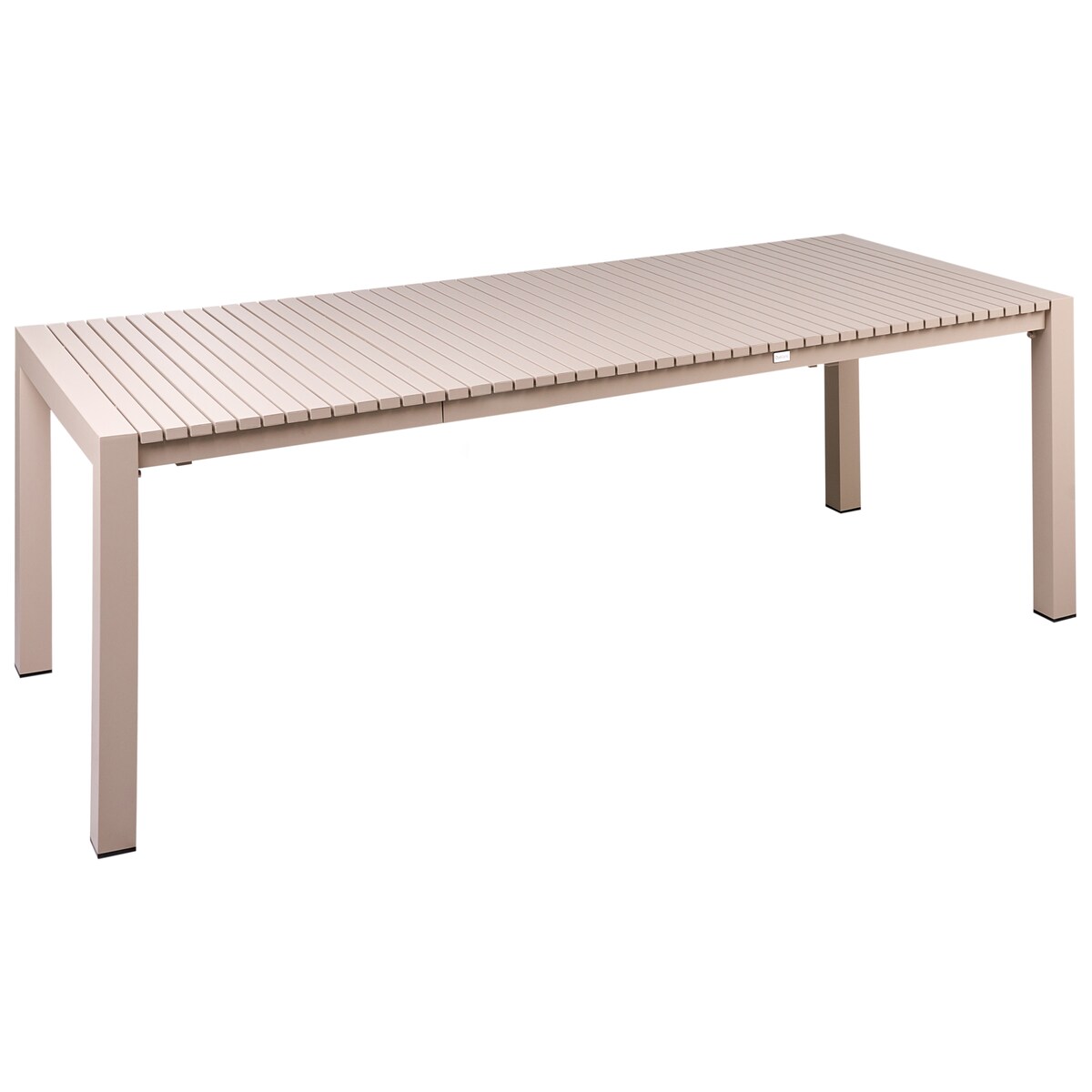 Stół ogrodowy rozkładany ARDESIO 160/220 cm 90 cm Metal Piaskowy