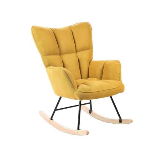 Fotel bujany żółty OULU