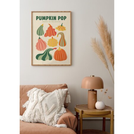 Poster Story, Plakat, Obraz - Pumpkin Pop, wymiary 21 x 30 cm