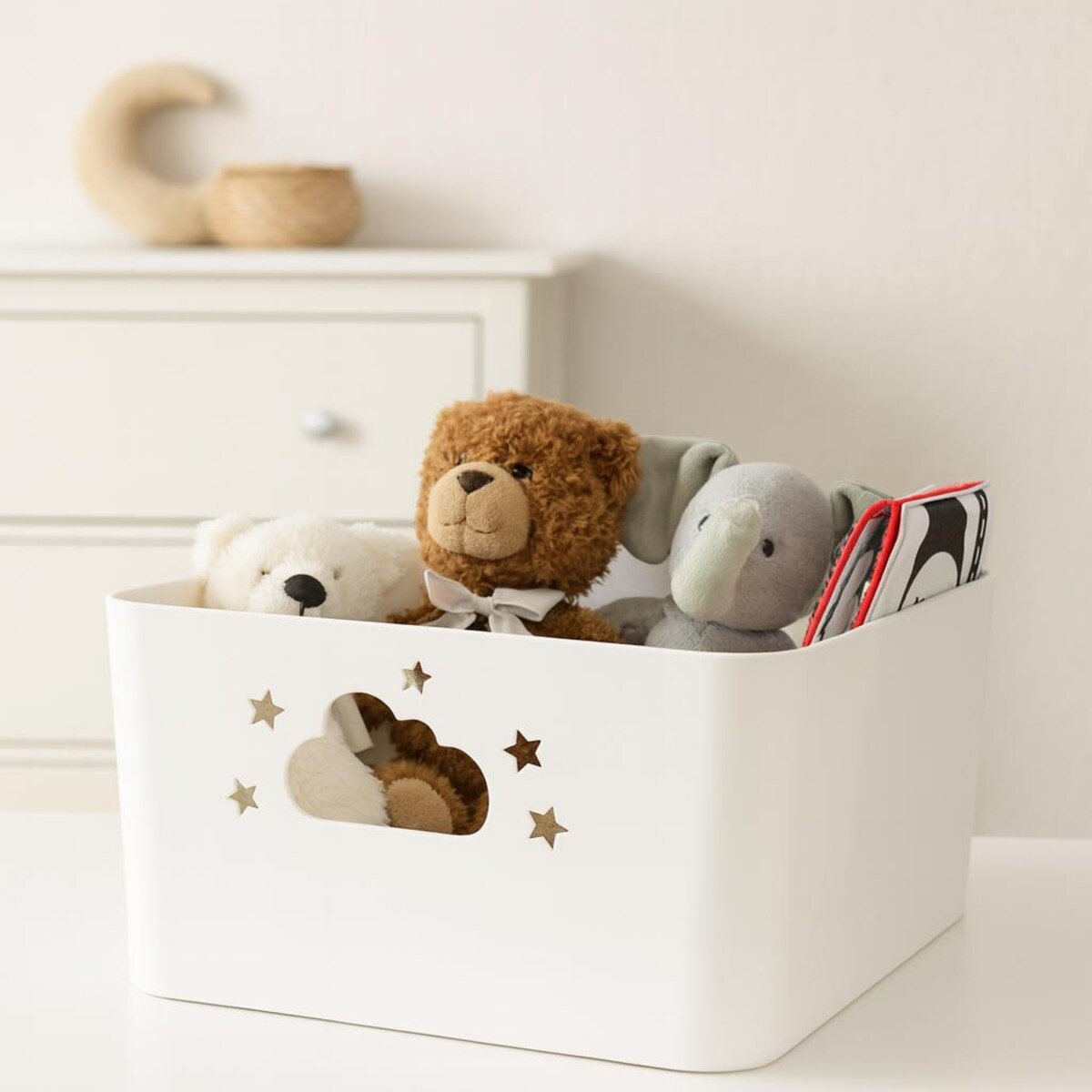 Pojemnik na zabawki SKY, 34,5 x 25 x 15 cm