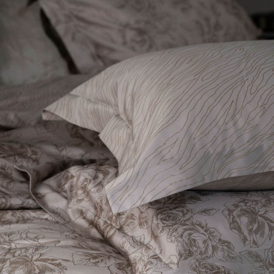 Pościel Rose Line Almond DecoFlux 200x220 cm