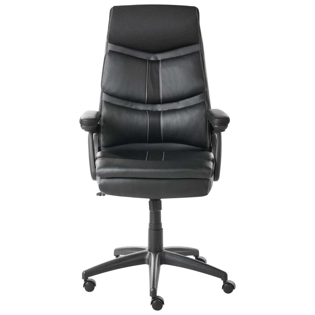 Krzesło dyrektorskie Obrotowy RULER Ekoskóra Czarny