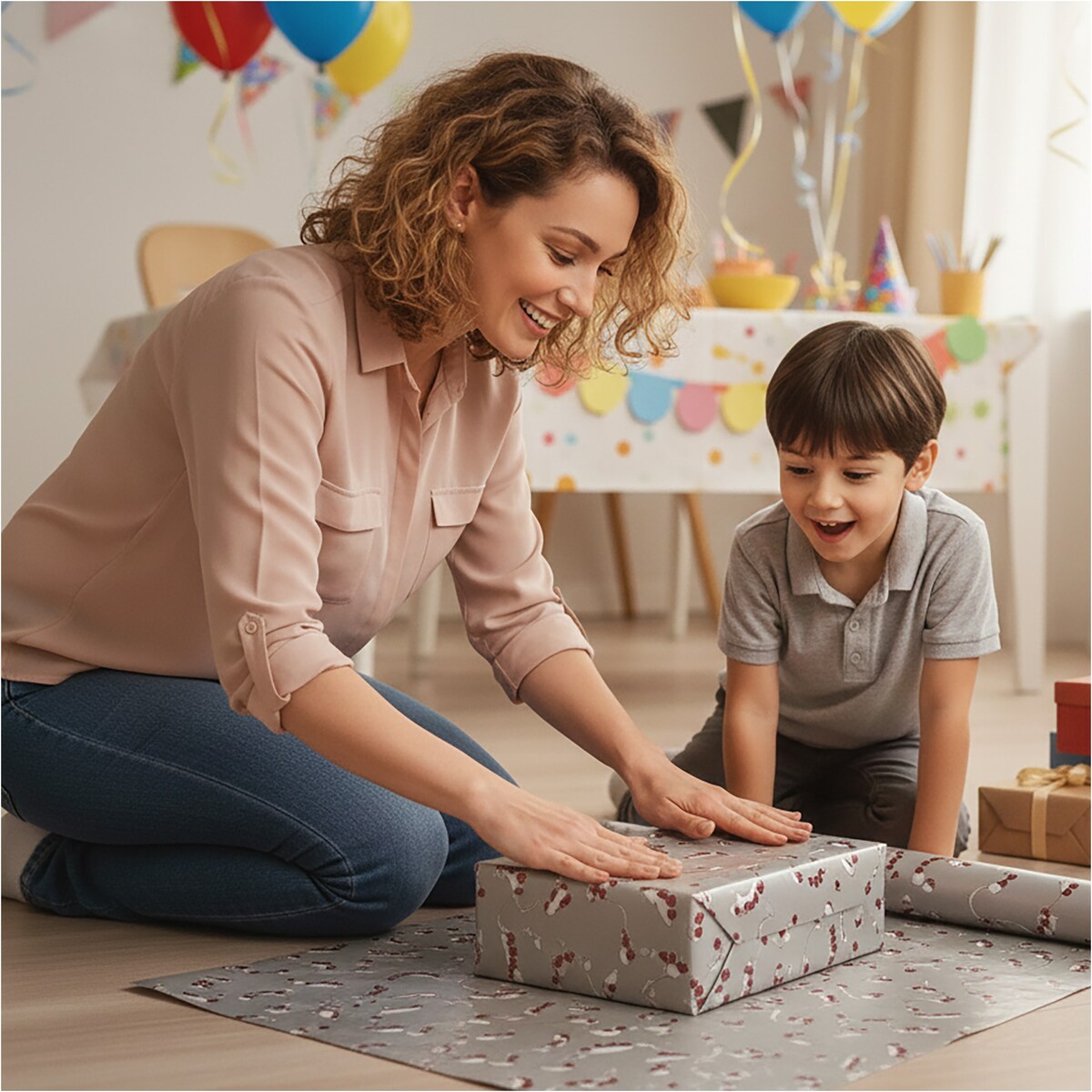 Papier do pakowania prezentów 25 METRÓW MEGAROLKA Świąteczny Do Paczek Ozdobny