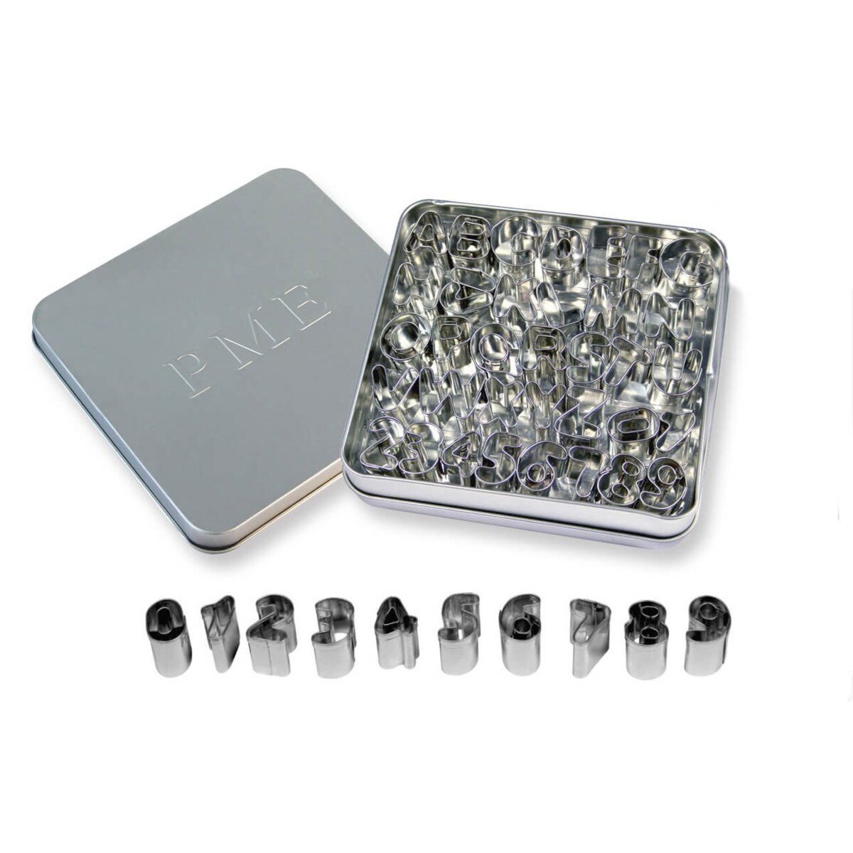 PME Zestaw wycinarek do liter i cyfr