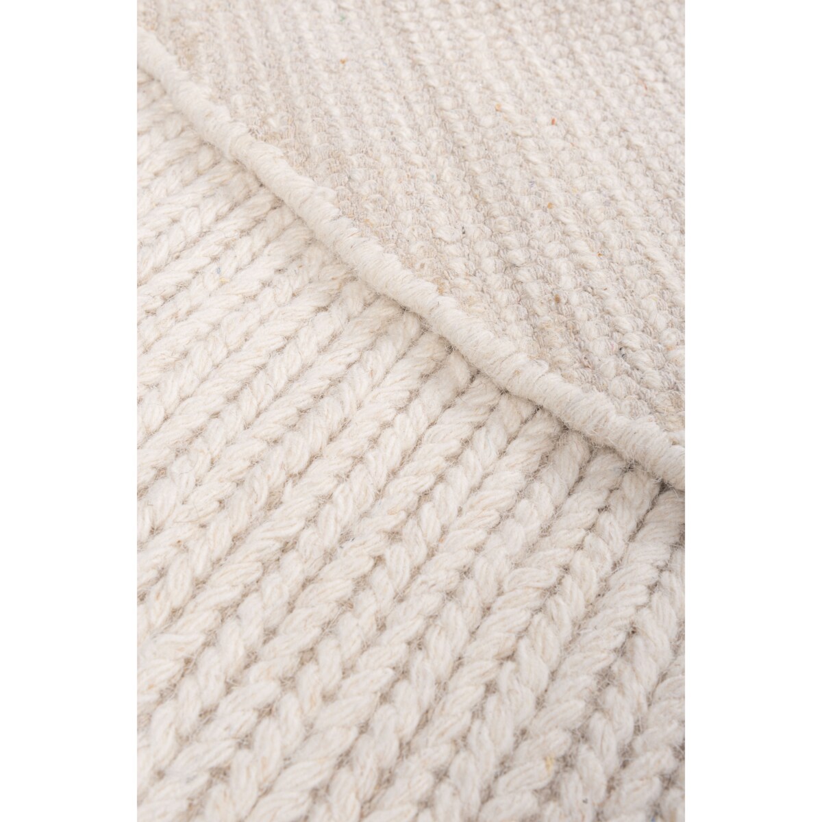 Dywan FIR Wool koło - Kształt: Okrągły, Okrągły: ø160 cm, Kolor: Ivory
