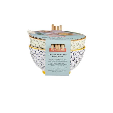 Zestaw 2 misek na ryż + pałeczki i łyżki World Foods Typhoon