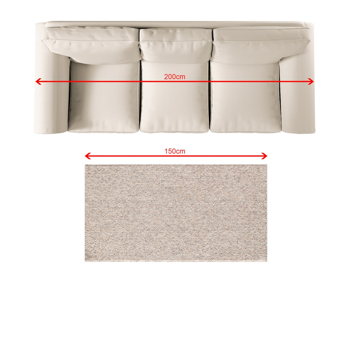 Dywan Solaro beige/grey 80x150 cm, 80x150 cm