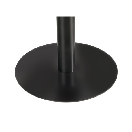 Stół barowy MORELLA Czarny/ ciemny brąz 60 cm 60 cm