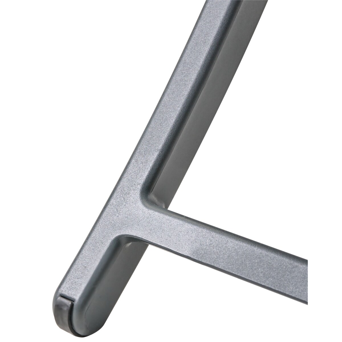 Zestaw 4 krzeseł ogrodowych TALCA Ciemnoszary