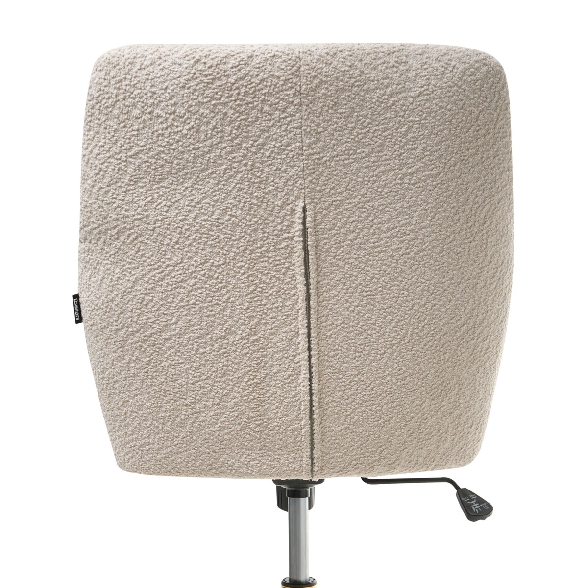 Krzesło obrotowe PALMDALE Boucle Jasnobeżowy