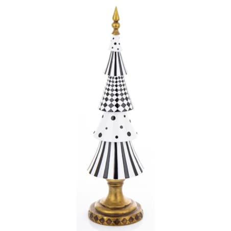 Choinka czarno-biała POP-ART 44,5x12x12 cm.