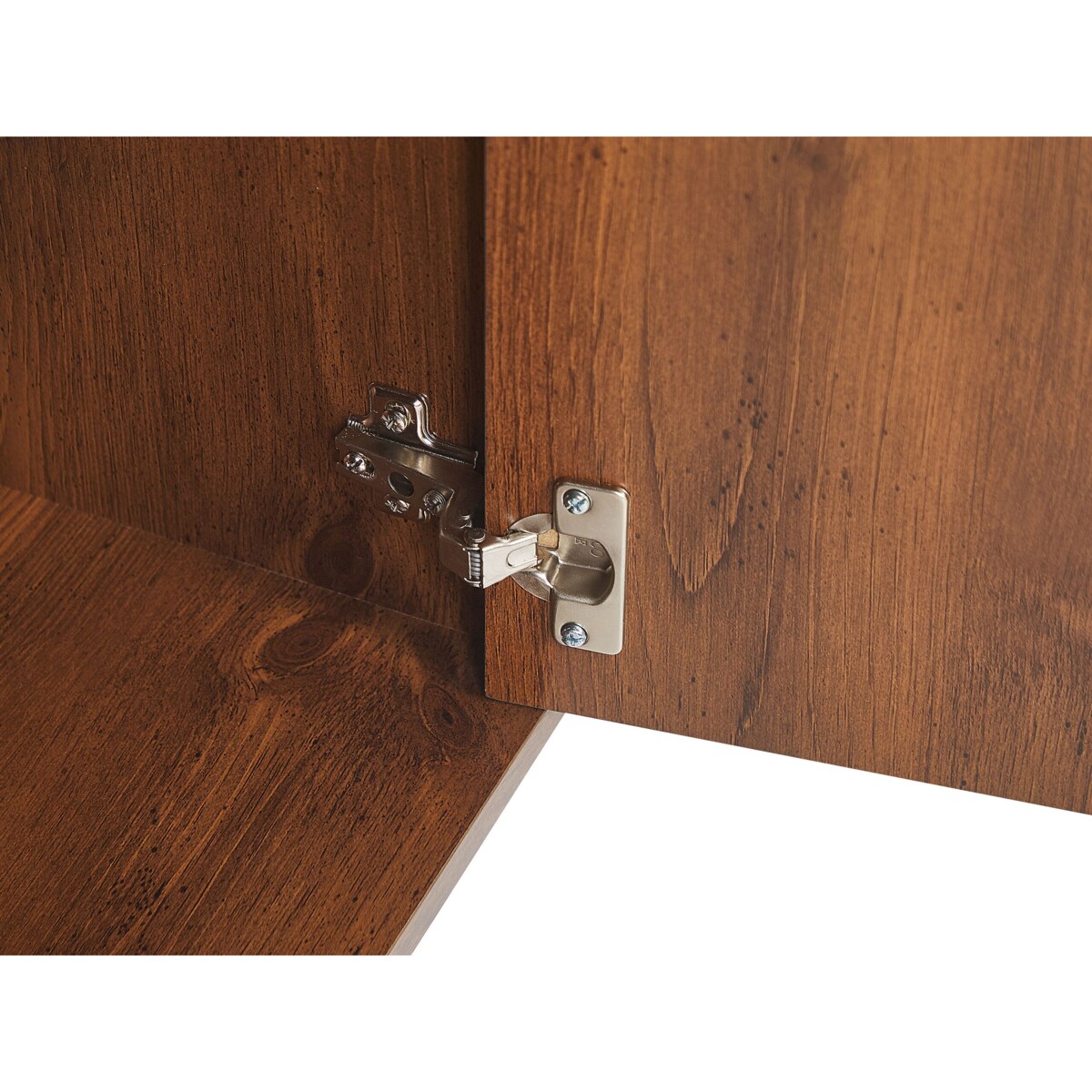 Komoda ciemne drewno z szarym PALMER