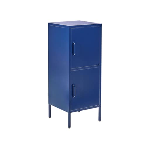Szafka biurowa metalowa niebieska HURON