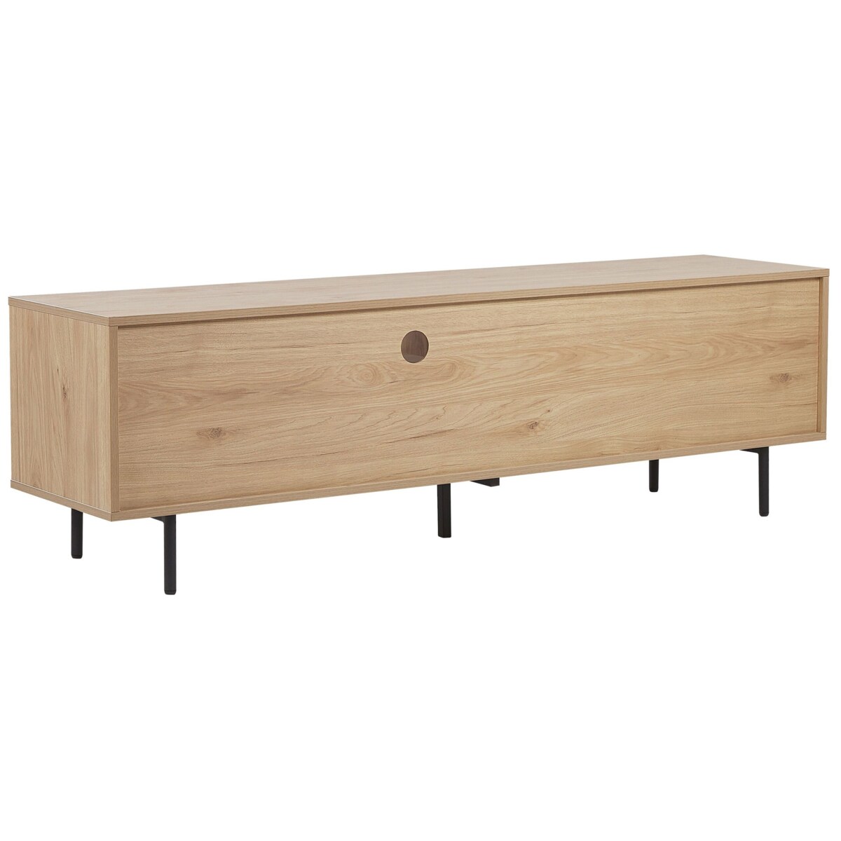 Szafka RTV jasne drewno z białym ITACA