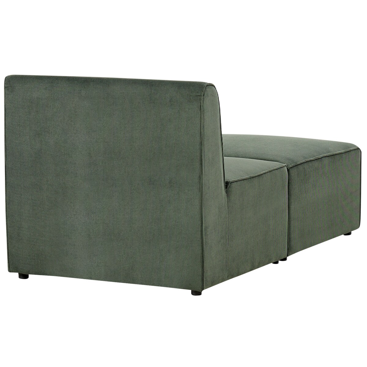 Szezlong LEMVIG Sztruks Ciemnozielony